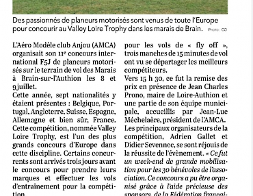 Article courrier de l'Ouest LVT 2023