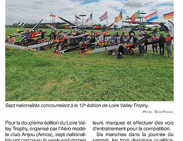 Article Ouest France du 13 Juillet 2024