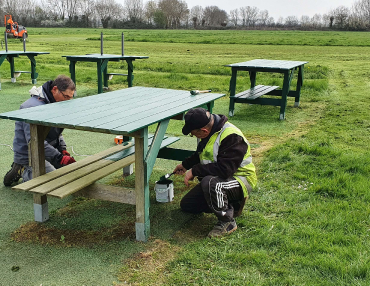 Travaux au terrain 19 Mars 2022